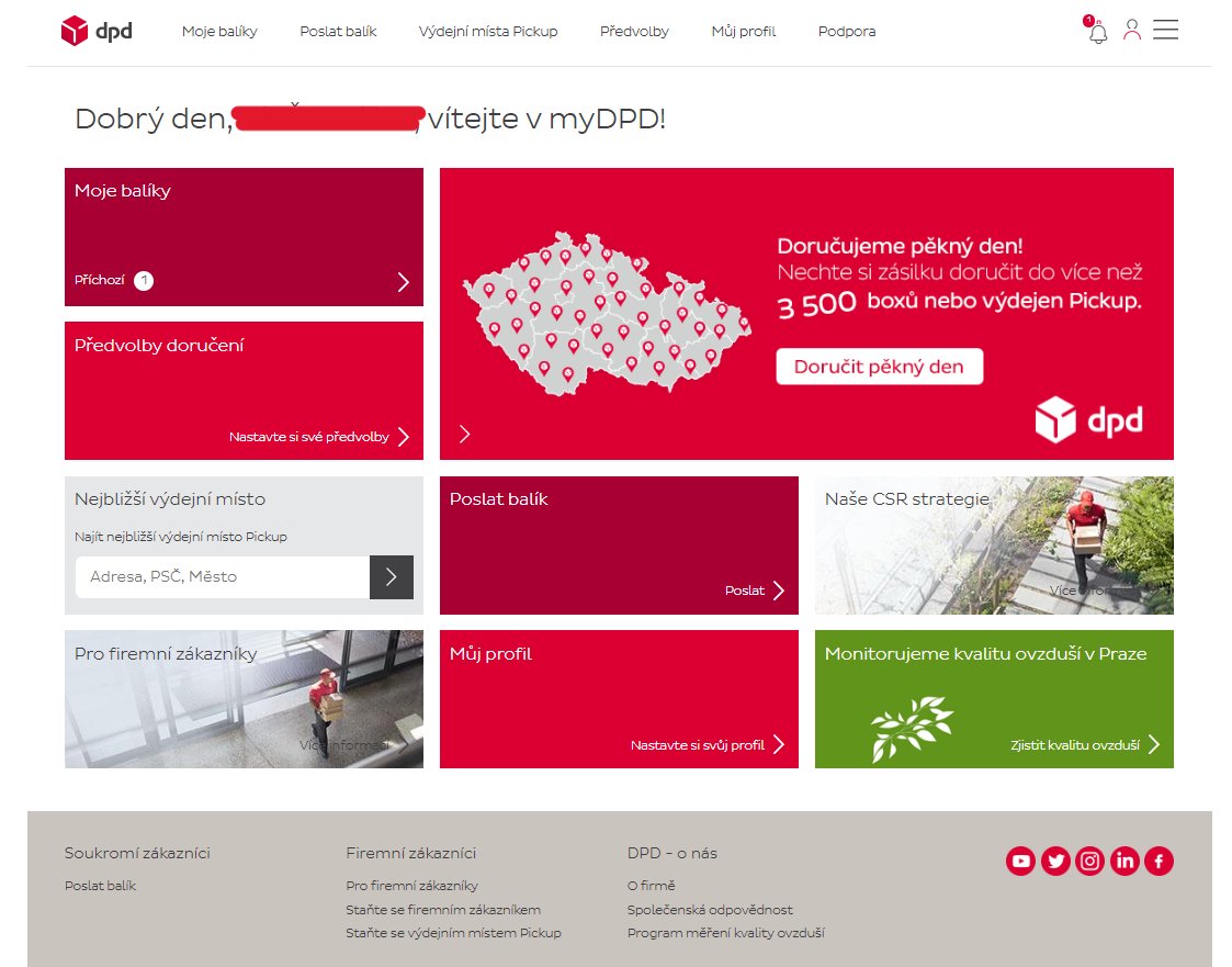 Představujeme vám náš nový portál myDPD! 🚚📦Ten nahrazuje původní DPD Kurýr a nabízí nové funkce jako vytvoření  "rodinného profilu," ke spravování více účtů v jednom. A je toho mnohem více! Další nové funkce naleznete na shorturl.at/lpKN5
#myDPD #dpdcz #NovinkyOdDPD