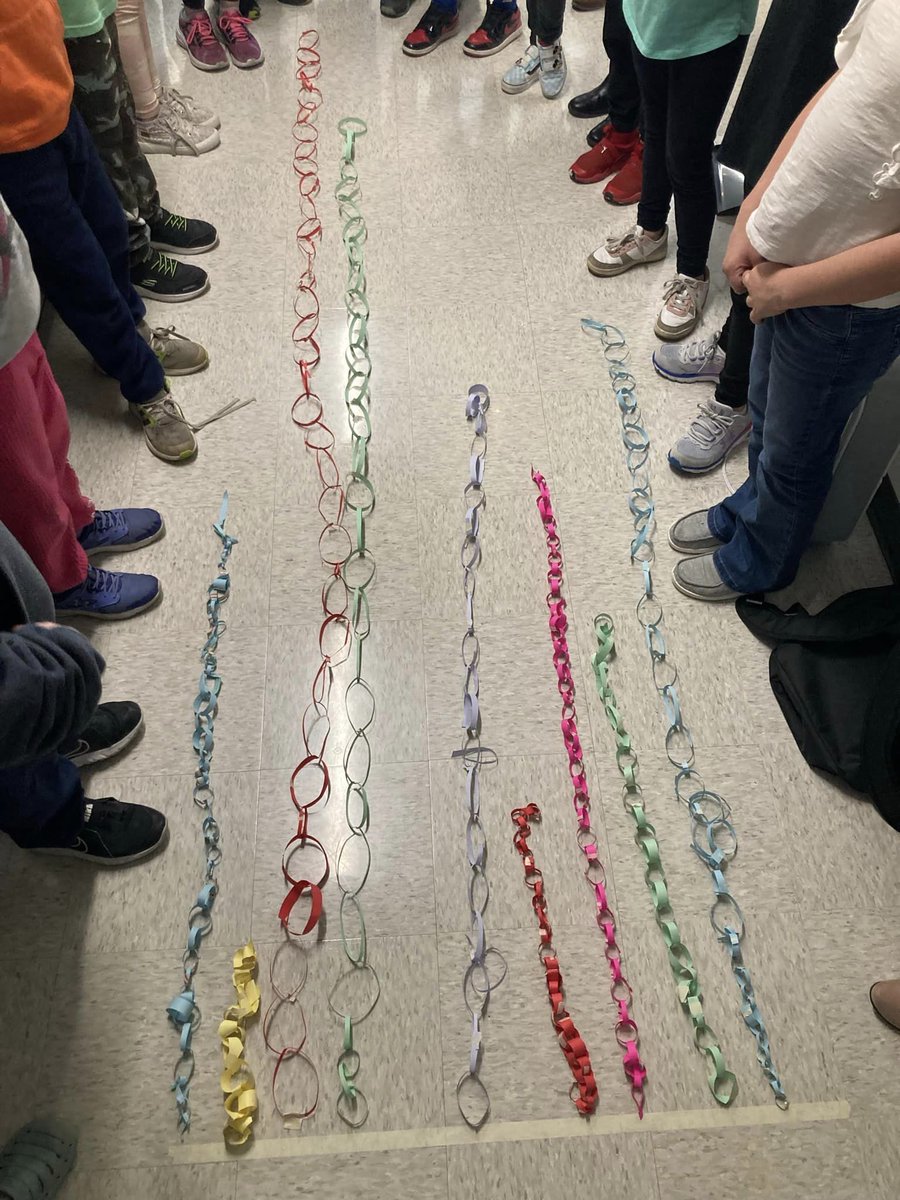 TalawandaSTEM's tweet photo. Marshall 3rd graders are learning about teamwork and creative problem solving this week with the infamous LONGEST paper chain challenge! https://t.co/xMbOsOPUj8