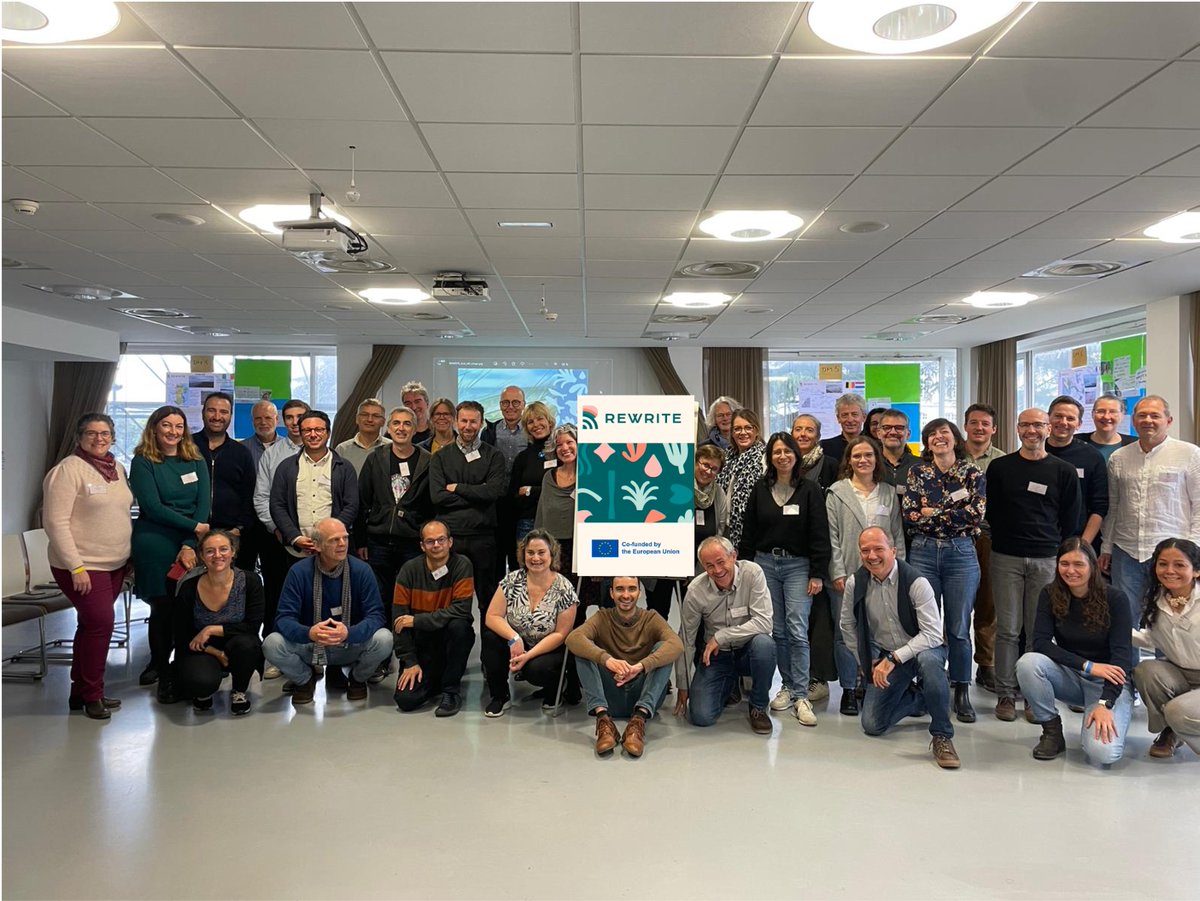 Kick-off meeting of the project 'REWRITE - REWilding and Restoration of Intertidal Sediment Ecosystems for Carbon Sequestration, Climate Adaptation, and Biodiversity Support'. Learn more here: bit.ly/3FRp6f3