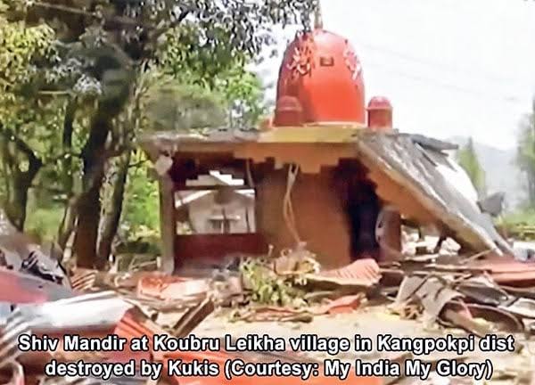 Worship of Shiva, Durga&amp;Ganesha in Manipur had been introduced since ancient times.King Kongtekcha(763-784) had encouraged their worship.However, later as Saivism being at a low ebb, was replaced by Vaishnavism which got full royal support.Many #Manipur hilltops have Shivatemples