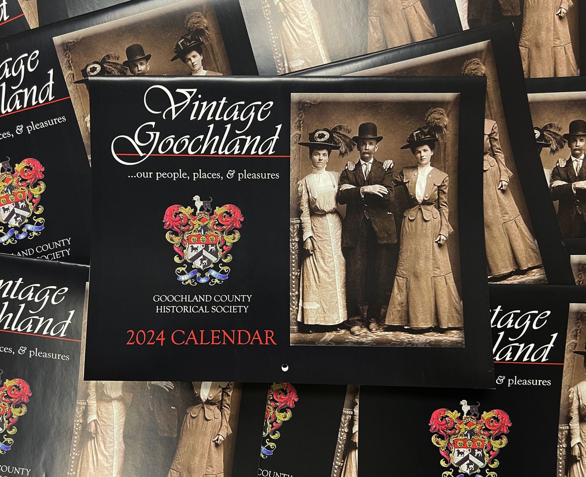 The 2024 Vintage Goochland calendar is here! Just in time for holiday gift giving, come in and pick up a copy today! The price is $15.00 each. If you purchase them from the History Center gift shop we do offer discounts for multiple copies.