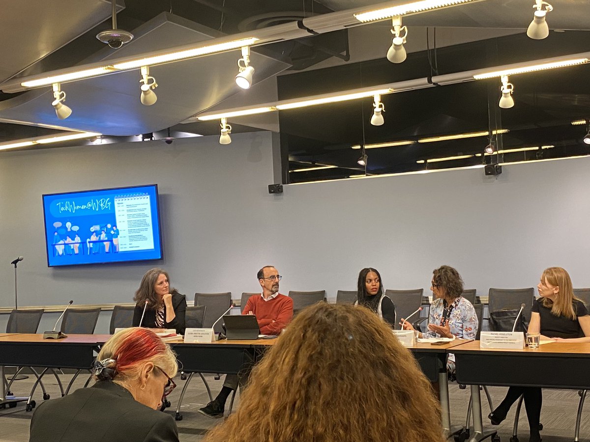 It was great to attend the #TechWomen event at the @WorldBank in Washington DC. So inspired to learn how companies drive for #genderequality through #education and #entrepreneurship, including provision of access to #digitalskills to women in conflict-affected countries.