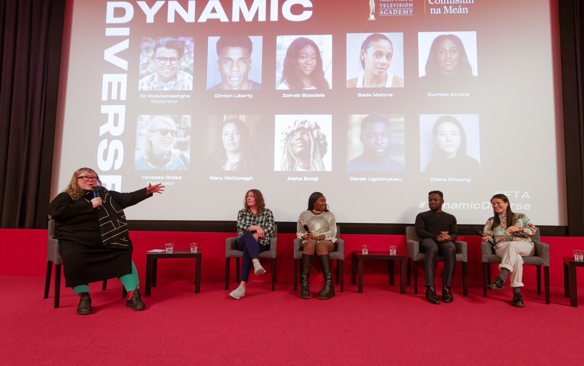 We were delighted to welcome our members and industry guests to yesterday's DYNAMIC DIVERSE event in association with @CNaM_ie Thank you to our wonderful contributors who inspired us with their words, discussing representation and diversity both on screen and behind the scenes.