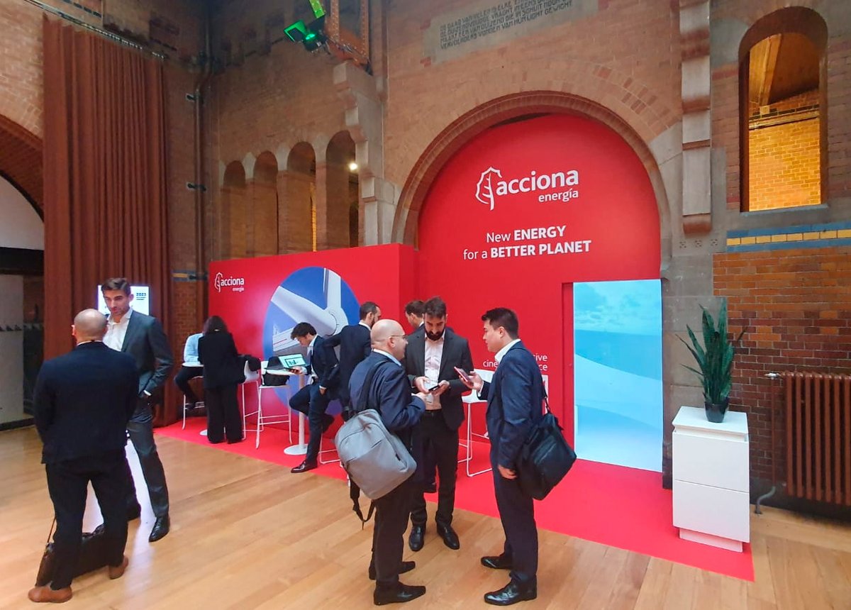 ACCIONAEnergia's tweet photo. Un año más estamos presentes en RE-Source Amsterdam 🇳🇱, el mayor evento europeo de suministro energético renovable corporativo del que somos sustainability sponsor🌞🌬️

Visita nuestro stand y no te pierdas una impresionante experiencia visual inmersiva📽️
#RESource2023 https://t.co/gIHwnlpfIE