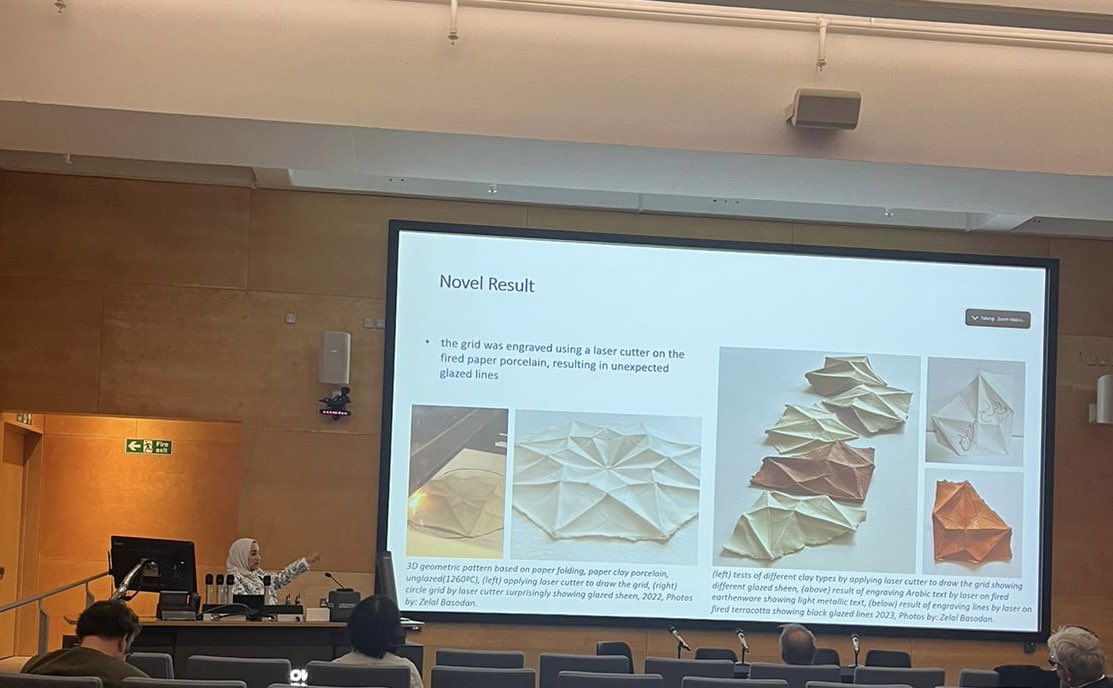 Last week I had a great opportunity to present a full-paper <a href="/EadResearch/">EAD research</a> Glasgow Hub <a href="/GSofA/">The Glasgow School of Art</a>.

In my paper I presented part of my doctoral research <a href="/lborouniversity/">Loughborough University</a> <a href="/LboroCA/">Lboro Creative Arts</a>, supported by <a href="/uksacborg/">الملحقية الثقافية السعودية بالمملكة المتحدة - لندن</a> <a href="/UOfjeddah/">جامعة جدة</a> 

I had a great company with <a href="/H88Hind/">Hind</a>!

Thank you very much all!