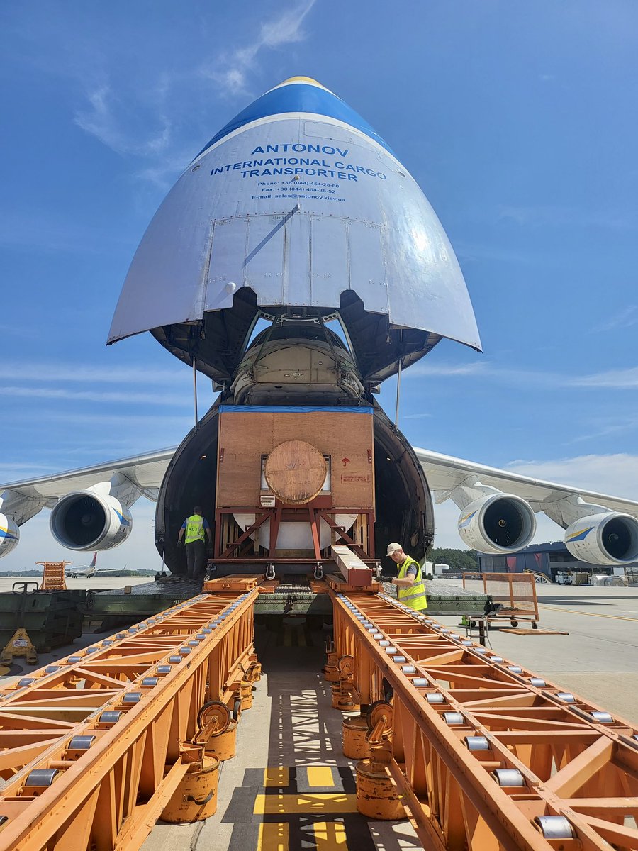 No other name could transport 53-tonnes rotor from the USA to JAPAN in three days - ANTONOV Airlines can.