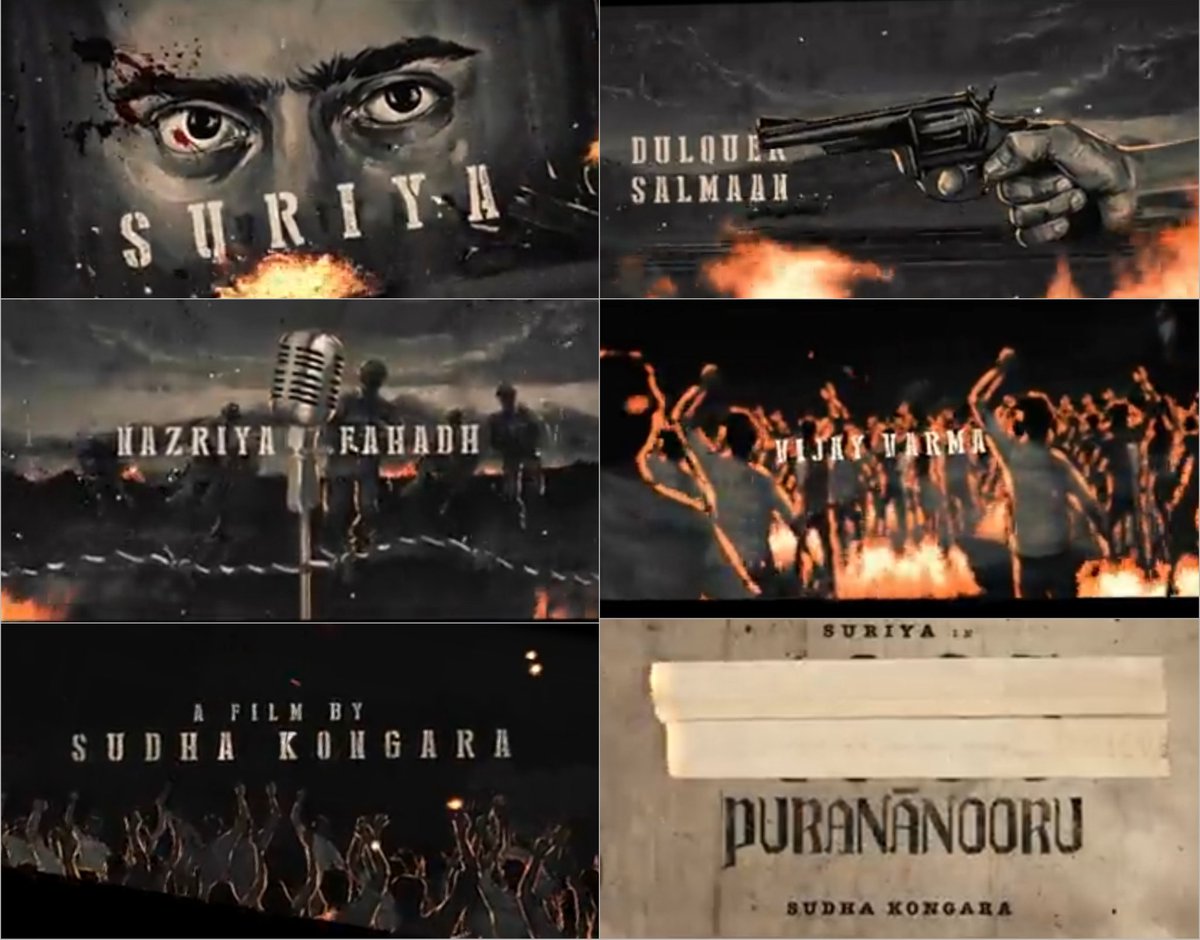 #Suriya43 Announcement 👌🔥

The Most Hyped SooraraiPottru combo back, yet again with some sensitive subject 🤞

Starring - Suriya, DulquerSalmaan, Nazriya, VijayVarma💥