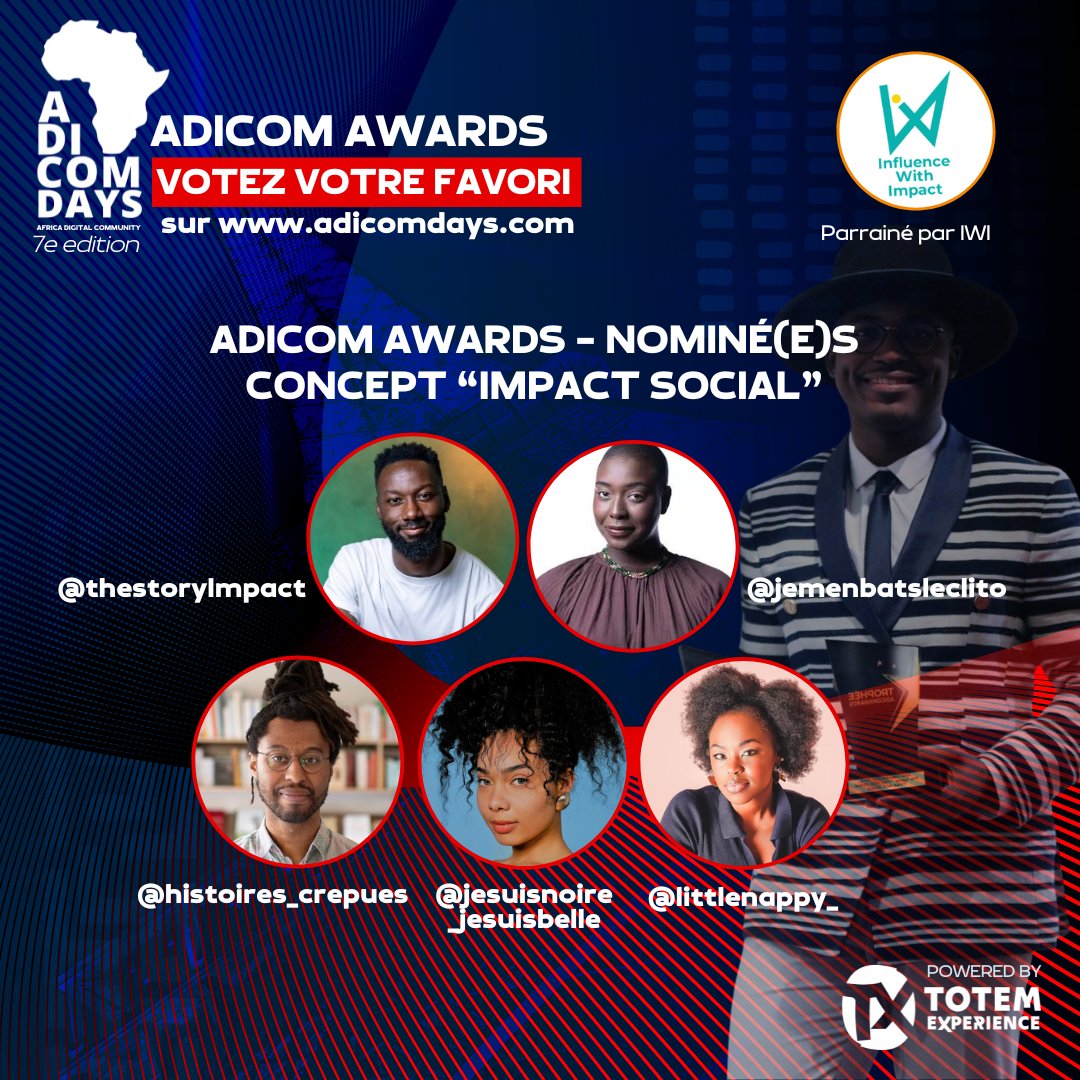 adicomdays's tweet photo. La compétition pour les #ADICOMAWARDS 2023 est plus intense que jamais ! Les finalistes de chaque catégorie sont prêts à briller, et nous avons besoin de VOTRE aide pour les départager. https://t.co/yhKbIFTNfD