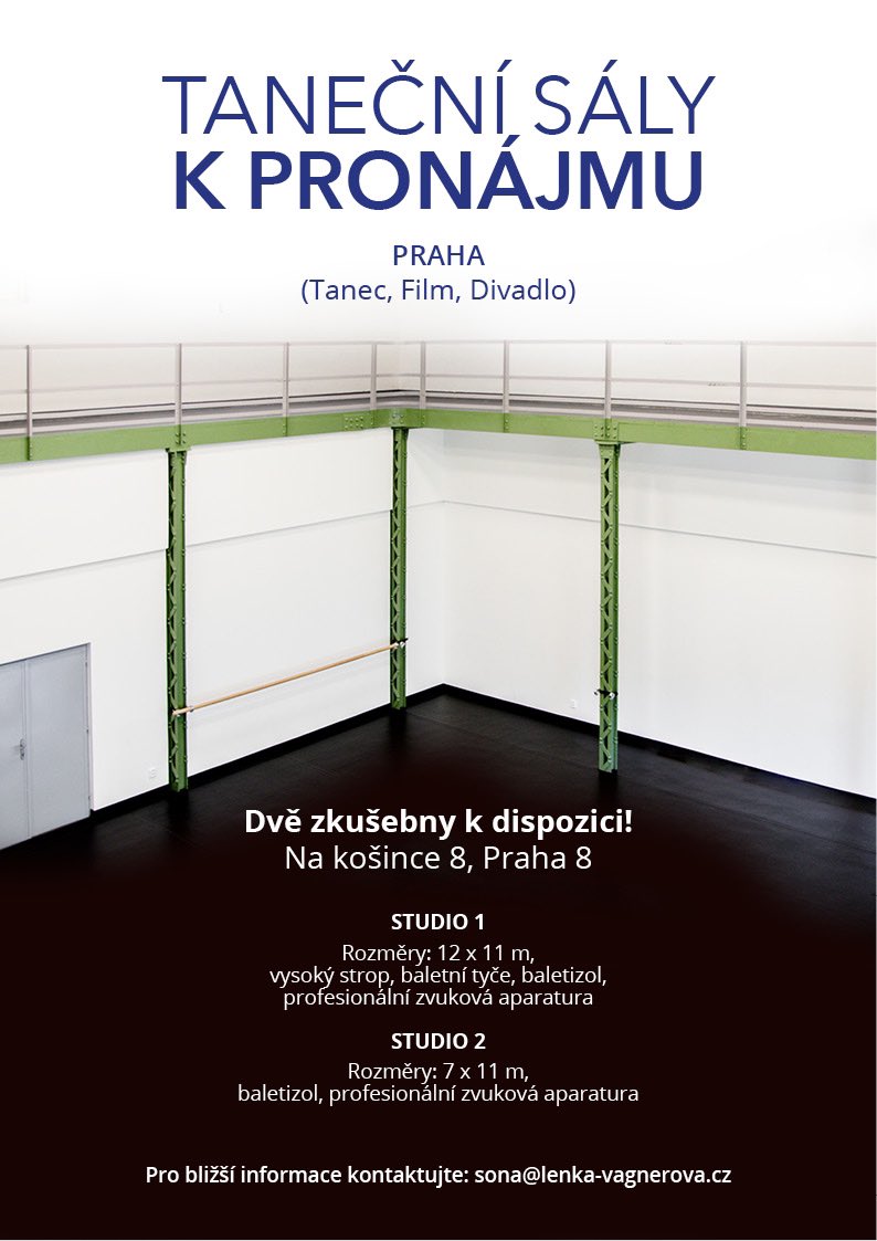 vagnerovalenka1's tweet photo. โ๏ธTANEฤNร SรLY K PRONรJMUโ๏ธ
#space #spaceforrent #dance #dancestudio #theatre #theatrestudio #residence #rent #workshop #class #creation #music https://t.co/g420Ipp5zS