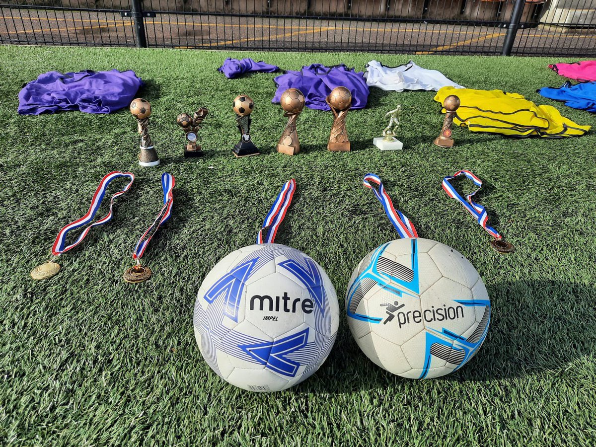 Sloughforall's tweet image. All set ready for our football tournament today at Arbour Park Football Stadium ⚽️ it’s not too late to come on down… we will be here till 4.45. 😃 @SloughCouncil @Tonyraw26