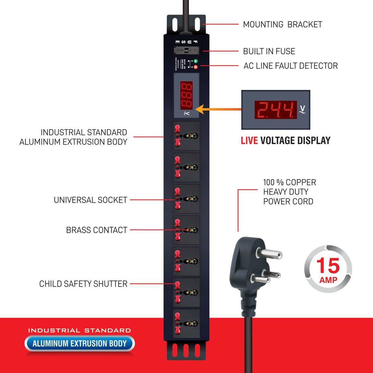 mx_electronics's tweet image. Empower your setup with the MX Power Distribution Unit - where control meets safety.
To Know More Visit: rb.gy/rwkpj
#powerdistributionunit #surgeprotector #gadgets #homeappliances #extensionboard #powermanagement #MX