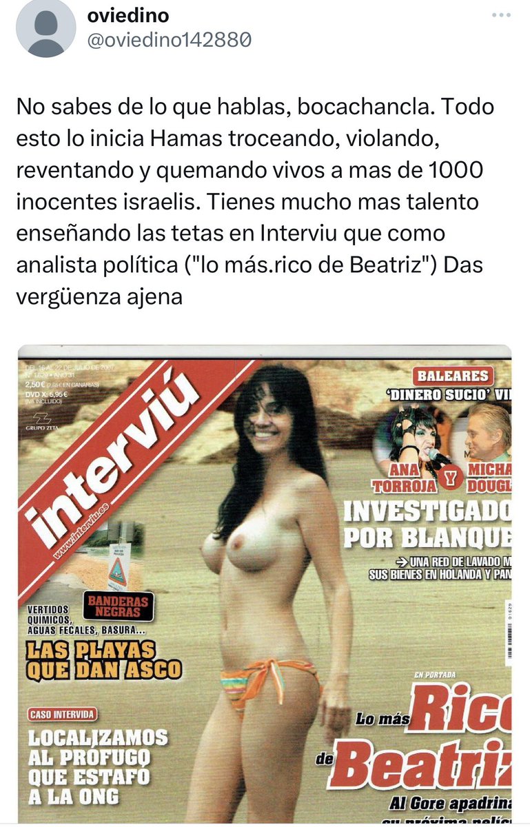 Gracias, @oviedino142880. No encontraba esta revista, ahora ya la he recuperado 🙌.
Cuando quieras dar lecciones a alguien, intenta que sea sin faltas ortográficas básicas, que pierdes credibilidad y quedas como un ignorante con ínfulas 😉