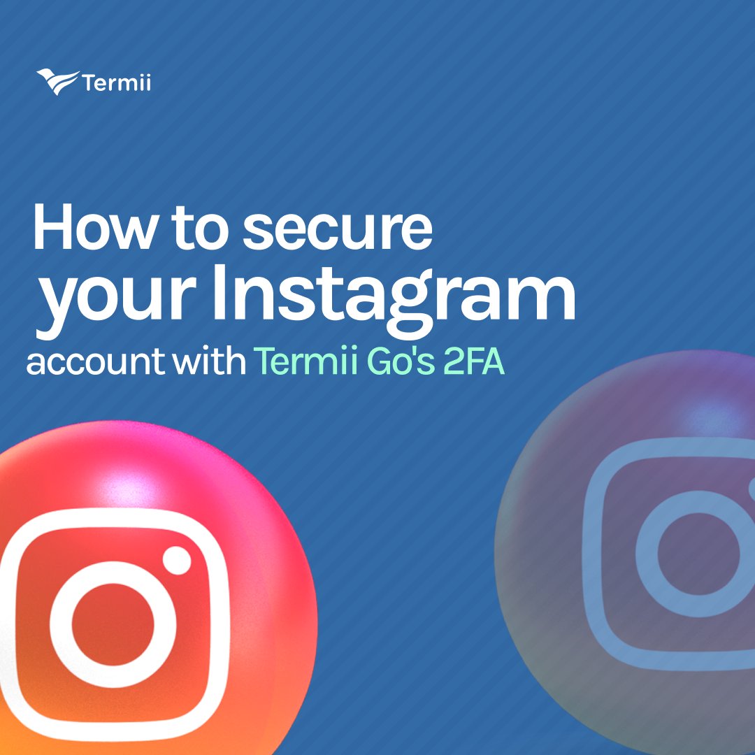 termii_network's tweet image. The Termii Go App offers more than OTPs for instant transactions. It includes a robust Authenticator feature to fortify your app security against digital threats. 🛡️
Follow our guide to set up the Auth feature and safeguard your Instagram account. 🚀
#TermiiGo #Authenticator