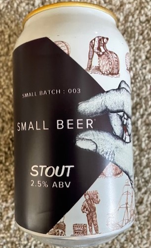 This Stout from @origsmallbeer is so so good. Hard to believe it is only 2.5% ABV! And 5% of sales profits will be donated to @inthedrinkuk, an initiative to prevent plastic from riverside pubs polluting waterways.
