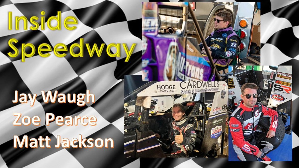 SportRadioAust's tweet photo. Waugh, Pearce and Jackson 
https://t.co/OtZCOD0KaY 
Jay Waugh, Zoe Pearce and Matt Jackson discuss the start of their Speedcar seasons, and heading to Canberra for the ACT Speedcar Titles on Nov 4. https://t.co/CyLhQKMeUB