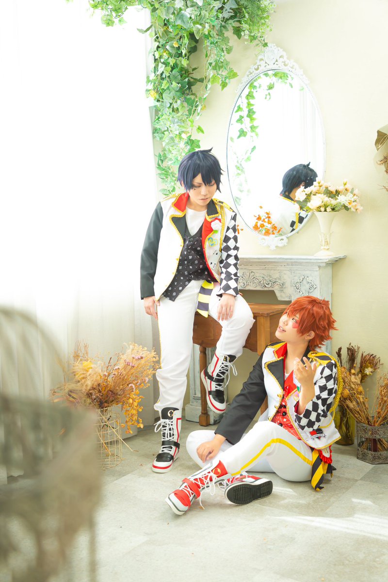 cos⚠️
twst
デュース♠️*とまつさん
エース♥️*ちっか
 #ちくわcos 
photo by モチさん