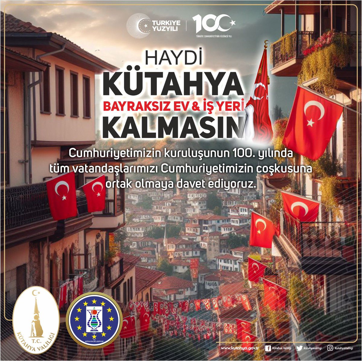 AlimISIK's tweet photo. Cumhuriyetimizin 100. Yılında tüm işyerlerimiz ve evlerimiz bayraksız kalmasın lütfen. Şanlı ay yıldızlı Türk Bayraklarımızla binalarımızı süsleyelim inşallah. https://t.co/xXBEi460pW