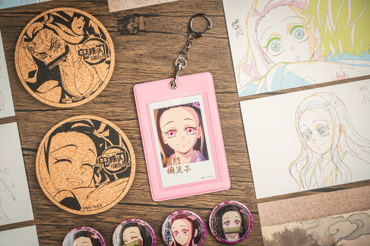 鬼滅の刃 刀鍛冶の里編 絵巻 チェキ風ブロマイドホルダー 無一郎 鬼