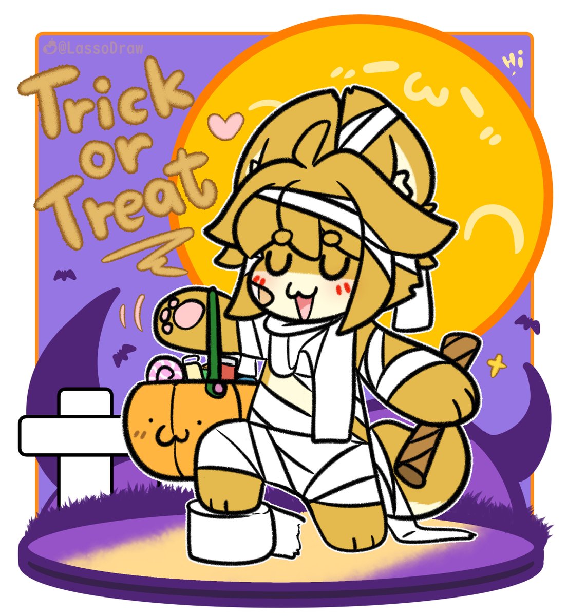 LassoDraw's tweet photo. Happy Halloween! Trick or Treat💖🎃🍭🦊🍬🧻💖
I'm a scary monster! If you don't give me candy! I might take away all the toilet paper rolls in the house💖>:3cccccc🧻✨💖 https://t.co/zEiPBwhpF8