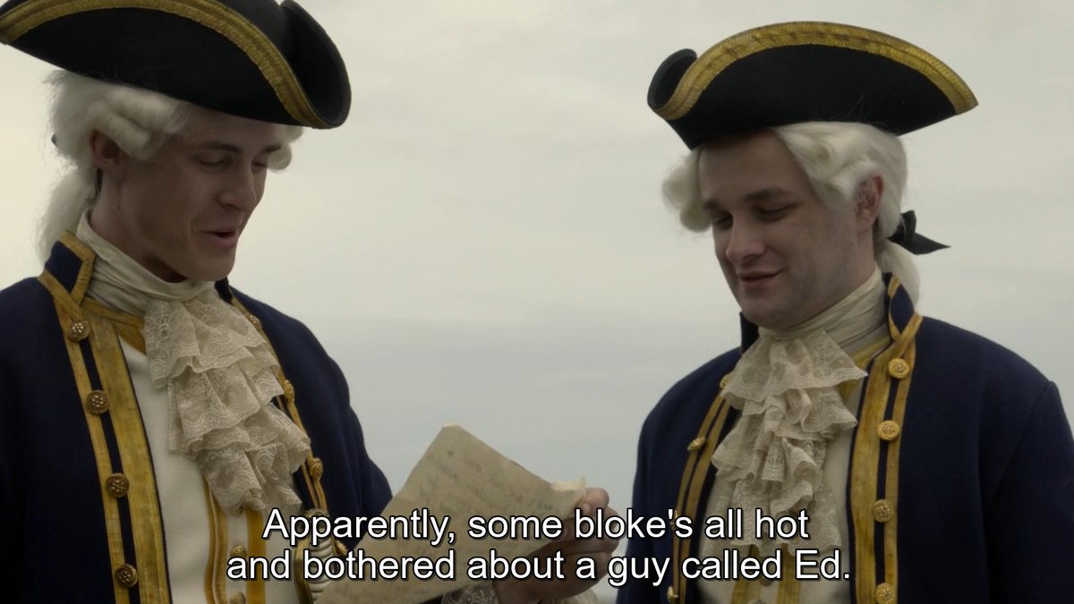 petrichorpond's tweet photo. stede bonnet didn't care who knew. stede bonnet didn't care who saw. #ofmds2spoilers https://t.co/9wEwI4Wamg
