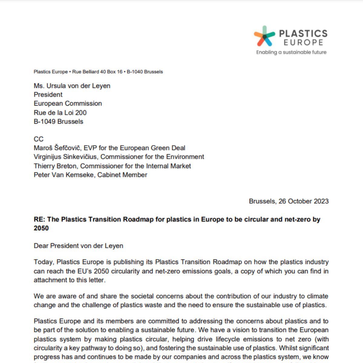 LyondellBasell's tweet image. Europe’s plastic industry has a pathway towards net-zero by 2050, but this requires
• 💶 A true EU equivalent to the Inflation Reduction Act 
• 📜 Legislation that incentivize sustainable business models &amp;amp; create demand
#ChangingPlasticsForGood #ThePlasticTransitionRoadmap
