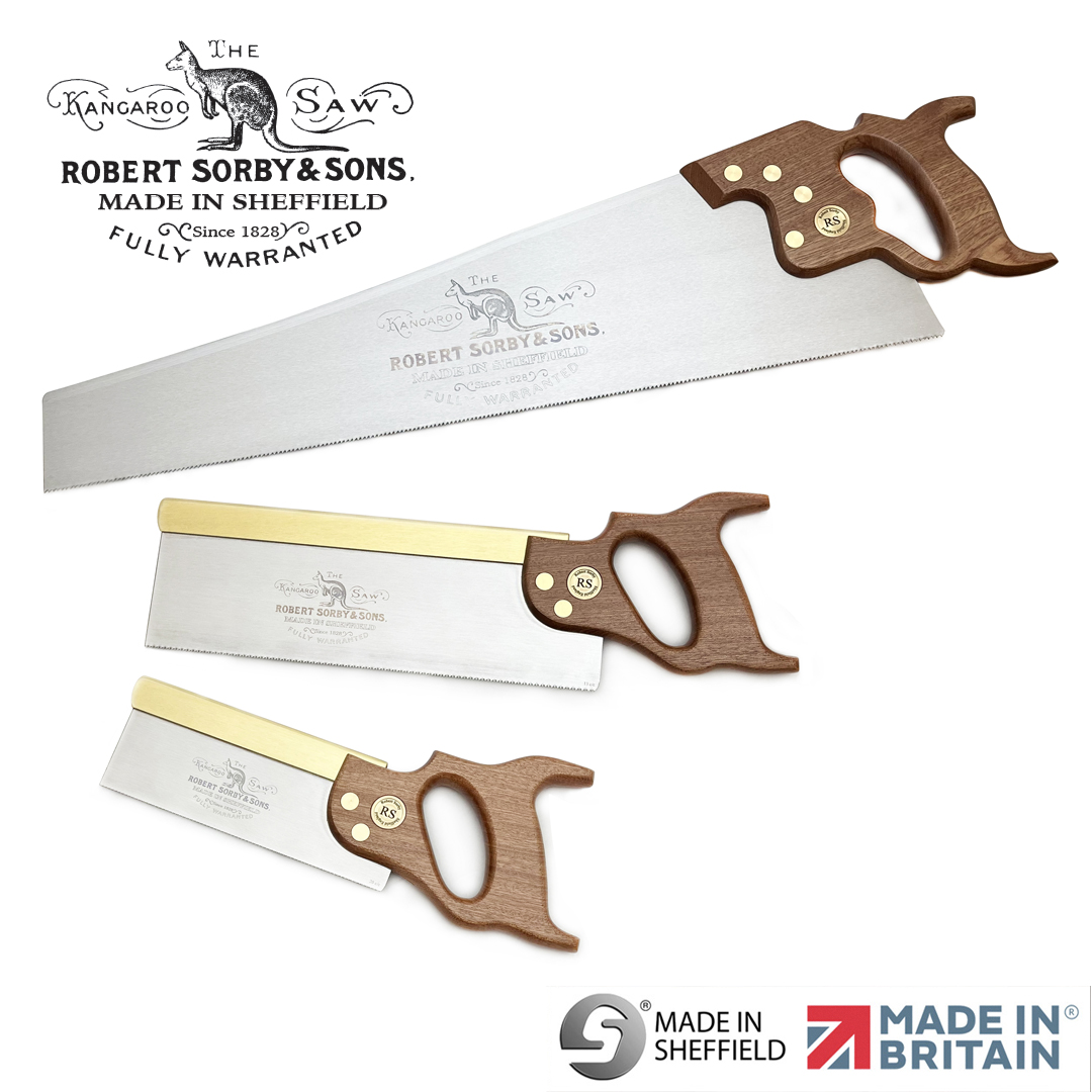 We first produced woodsaws in the early 1900’s under the Kangaroo brand, and we are pleased to reintroduce them back into our woodworking range.

Contact your stockist for availability.

#robertsorbytools #traditionalsaws #woodworking