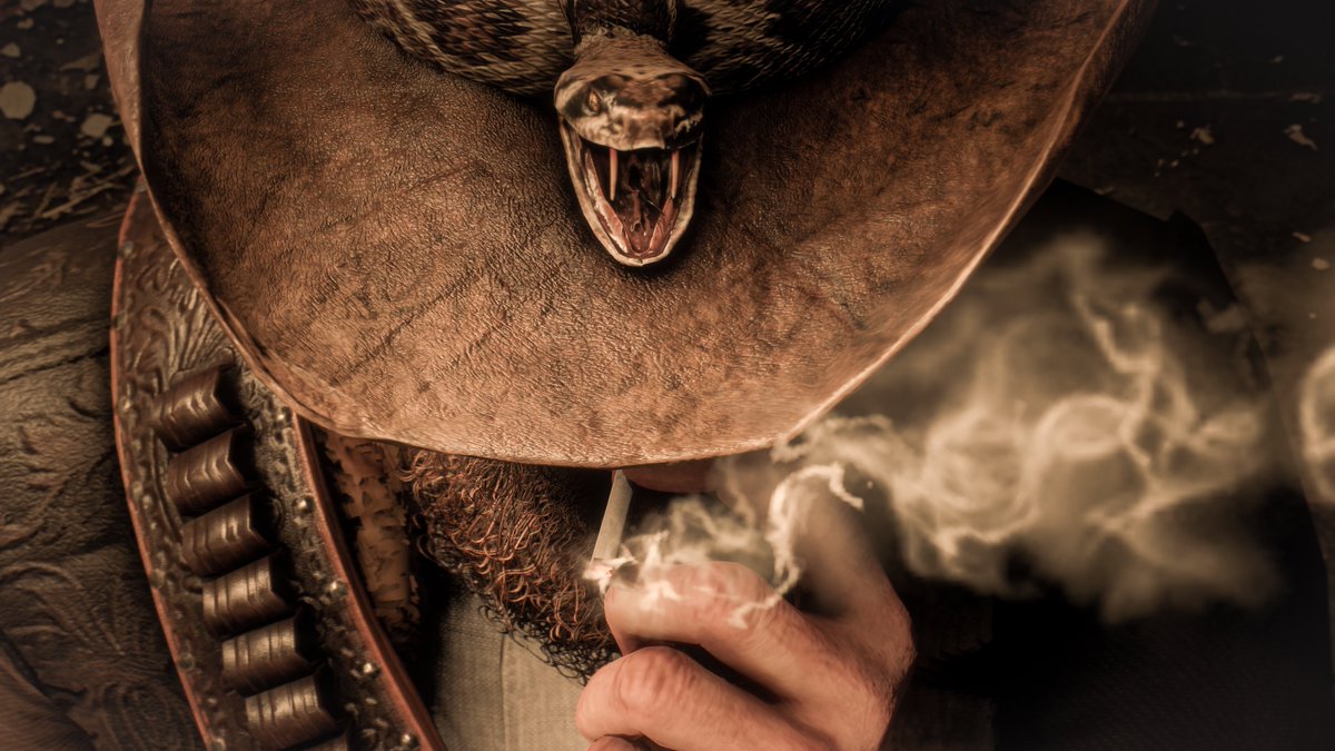 killshot_studio's tweet photo. Happy 5th anniversary to the best game ever made❤️

#RedDeadRedemption2 #RockstarGames #VirtualPhotography https://t.co/hpyqBk1LA9