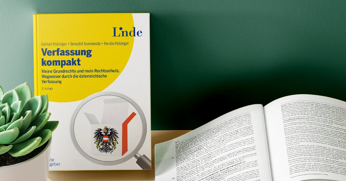 🏔️Regelwerk Österreich? 

Mit dem Buch "Verfassung kompakt" bewahrst du den Überblick über deine Grundrechte und deinen Rechtsschutz. Der Wegweiser durch die österreichische Verfassung zeigt, was die Verfassung konkret für dich bedeutet. 

Hol dir Wissen: ow.ly/Z1Pf50Q07bt