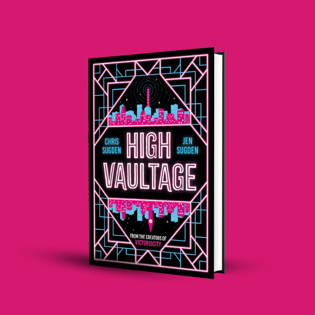 gollancz's tweet photo. We are delighted to share the cover for HIGH VAULTAGE⚡ 

From the creators of the acclaimed podcast @Victoriocity comes an electrifying novel set in the greatest, most chaotic city in history.

Coming 14 March 2024.

Pre-order now: https://t.co/wcmpZLI5ci https://t.co/g98meuBMq8