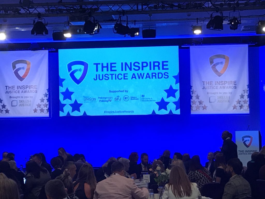 Here’s where I am #inspirejusticeawards