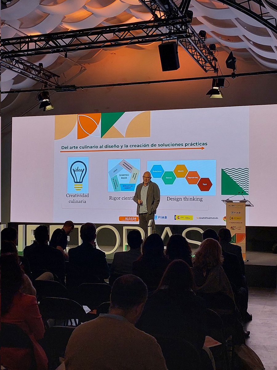 esFIAB's tweet photo. @Pascual @LechePascual_es @Food4LifeSPAIN 👉@ToniMassanes de @FundacioAlicia aborda las “claves de la I+D gastronómica para que todos comamos mejor”. #ALIBETOPIAS2023 https://t.co/20T4DkReKp