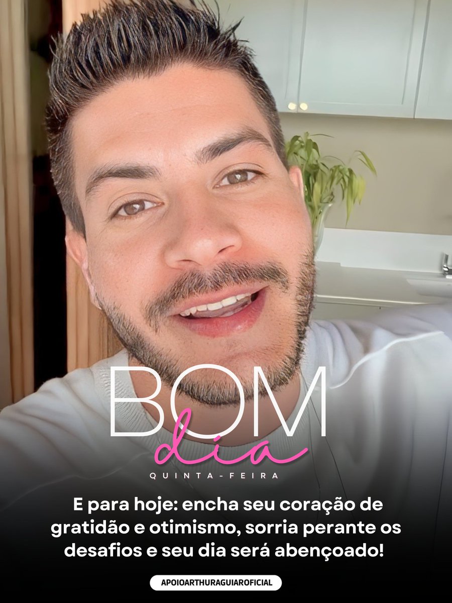 • Bom dia Quinta ✨

Que possamos iniciar esse dia com muita fé, acreditando no melhor que ele tem a nos oferecer.  

Que esse seja um dia abençoado por Deus e cada segundo dele seja vivenciado por nós em companhia de amor, paz, saúde e muita felicidade. 🤍