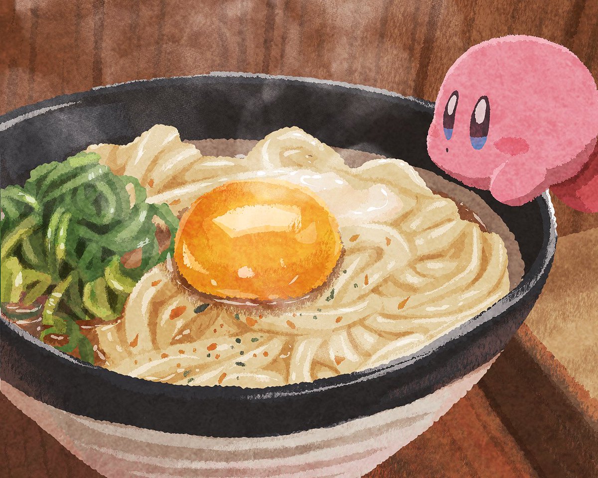 Ara_love_kirby's tweet photo. ふーっふーっ https://t.co/hJScpF45IQ