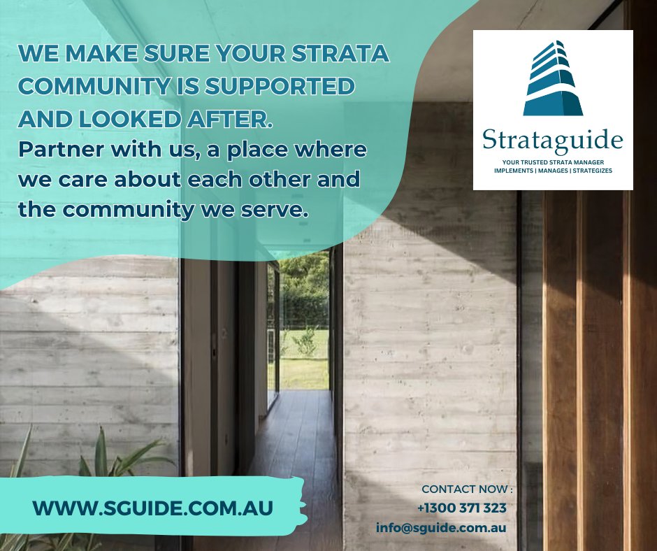 Right guidance for Australian property developers is crucial! Strataguide provides reliable assistance, unifying designs and handovers. Contact us now. 

🌐sguide.com.au
📮info@sguide.com.au
☎️+1300 371 323
🔗tinyurl.com/mr2n3b9f

#PropertyManagement #CondoManagement