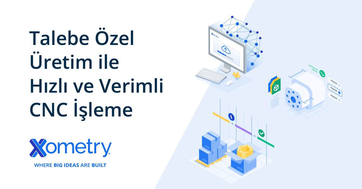 Endustri40's tweet photo. Parça imalatı geleneksel metodlarla oldukça zaman alıcı bir üretimdir. Xometry'nin Anlık Fiyat Motoru teknolojisi ile artık saniyeler içinde online ücretsiz fiyat teklifi alabilirsiniz.
Detaylar için https://t.co/VqAs56vTUj https://t.co/hNyPnYY0Om