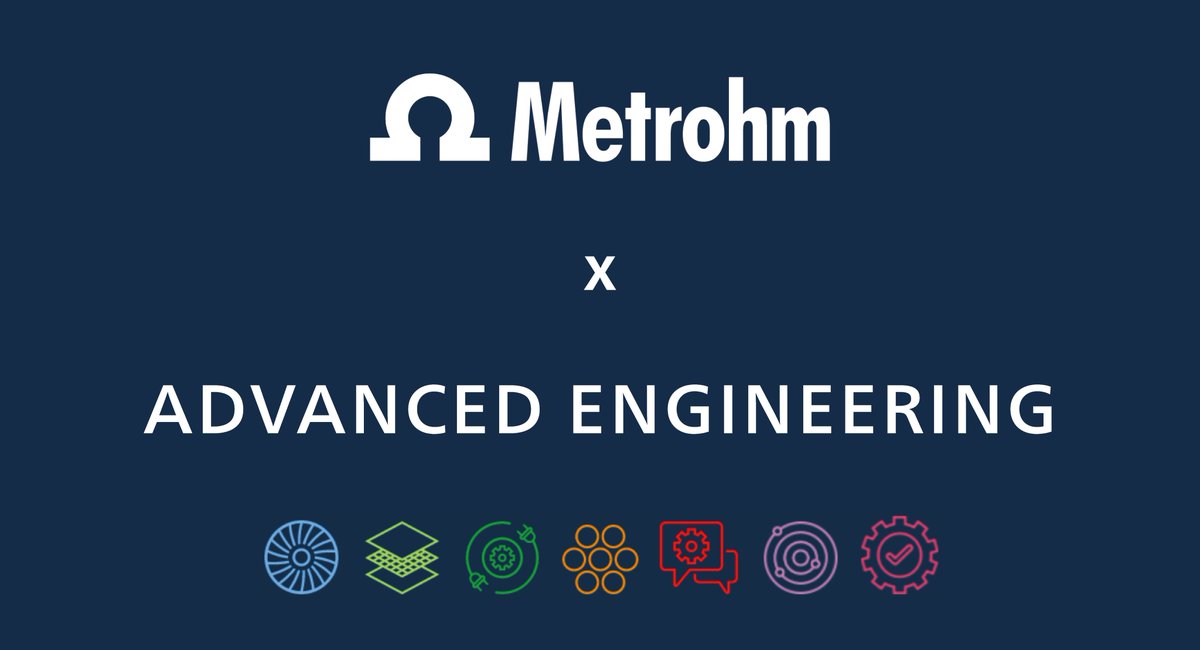 Metrohm_UK_IRE's tweet image. Advanced Engineering - 1 &amp;amp; 2 of November 

Our Process Analytics team will be on stand F172 with a selection of our latest process analysers, we&apos;d love to see you there!

Sign up: advancedengineeringuk.com

#processanalysis #advancedengineering #advancedengineering2023 #metrohm