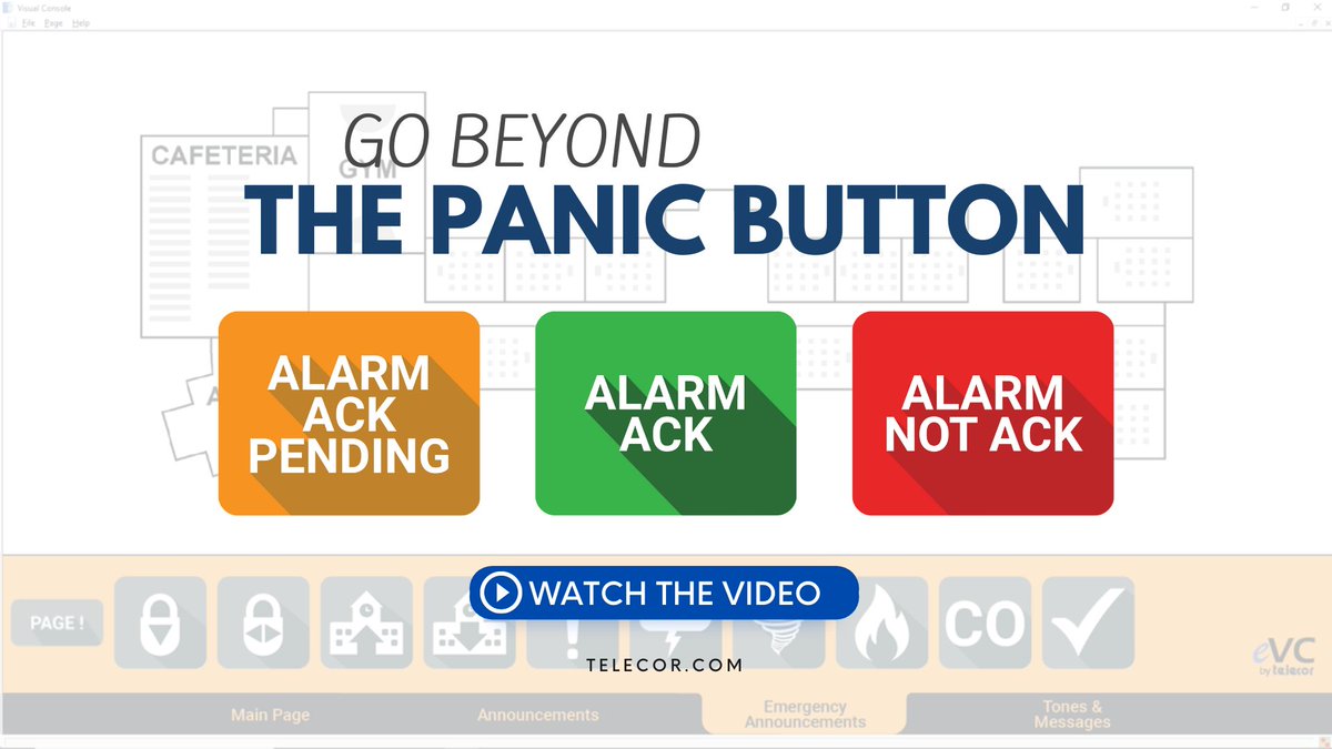 TelecorInc's tweet image. Panic buttons in every classroom and eSeries Alarm Manager provide an extra layer of safety for your teachers and staff - be ready for anything. Watch the video. #TelecorSafe #Tech4Schools #AlyssasLaw

pulse.ly/uvabx0j2y2