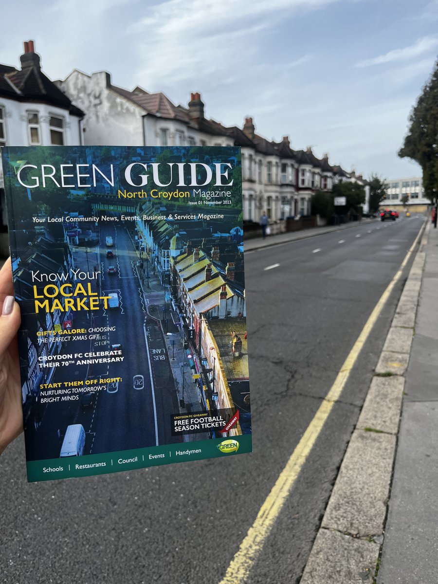 GreenGuide_Mag's tweet image. Have you received your copy of the Green Guide North Croydon magazine yet?

Explore the heart of the community in our first issue 💚

#greenguidemagazine #Croydon #croydonresidents #magazine #croydoncommunity #advertisewithus #northcroydon #croydonbusiness #localbusiness