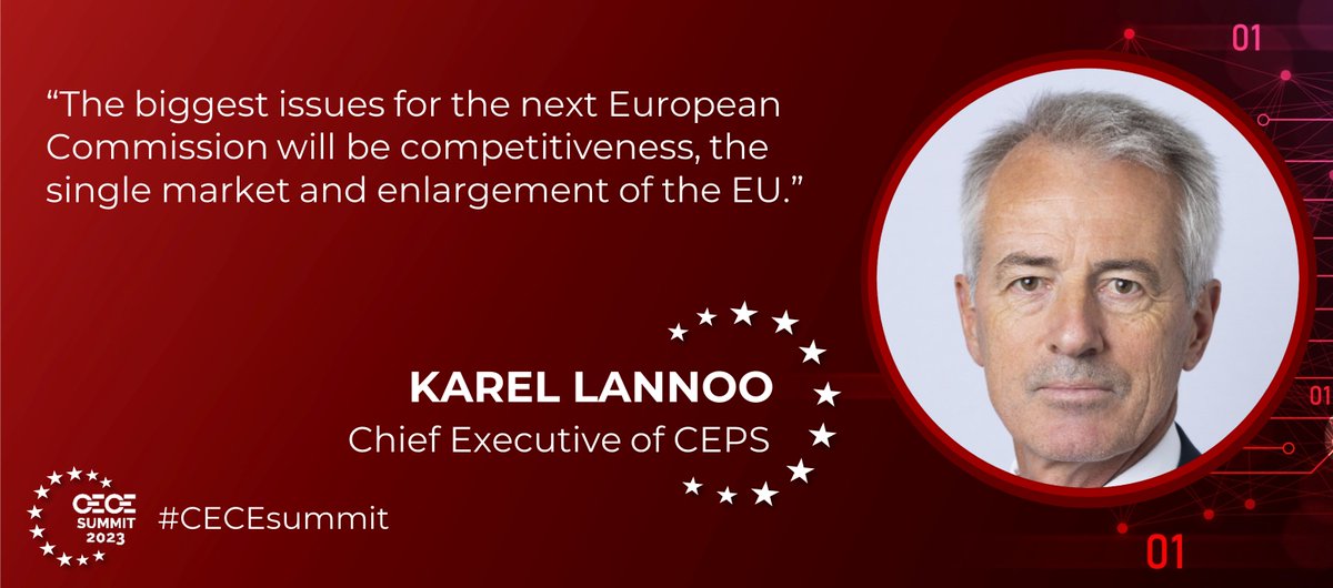 CECE_Europe's tweet image. 🔴LIVE

With the @Europarl_EN elections taking place next year, what&apos;s at stake for the European industry? @karel_lannoo lets us know 🇪🇺

#CECEsummit #WeMake2Build