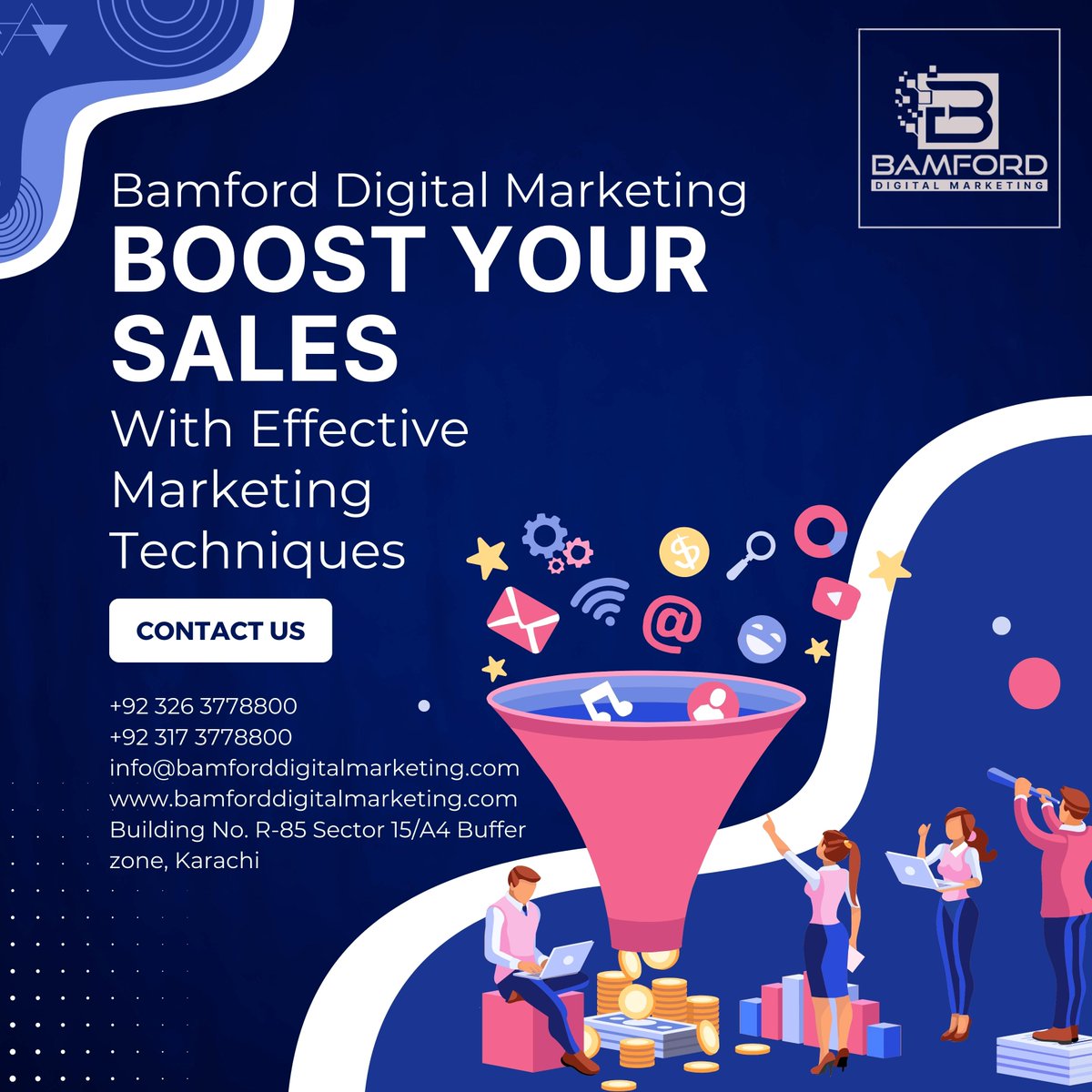 BDigitalM's tweet photo. boost your sales with effective #marketing techniques

get free marketing consultancy today feel free to contact
0317-3778800 / 0326-3778800 https://t.co/X9fmeNyFCf