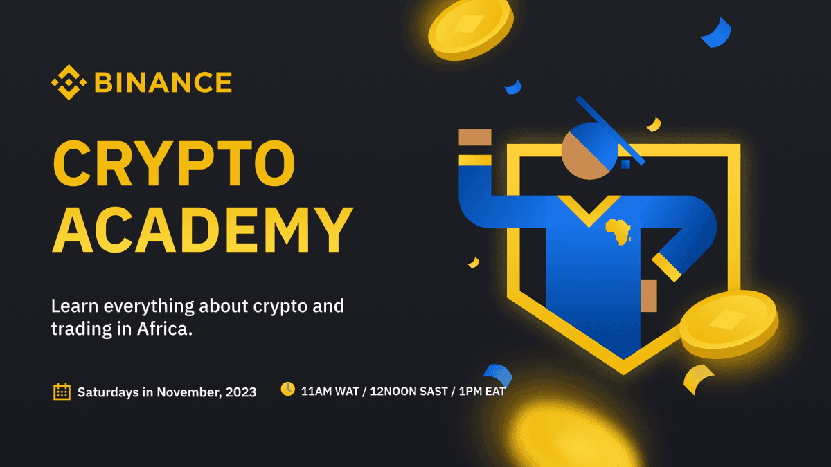 Binance is launching the Crypto Academy, a local educational initiative to  train our community on all things Web 3. Get engaged ➡️  https://t.co/kSH1MGjjvo