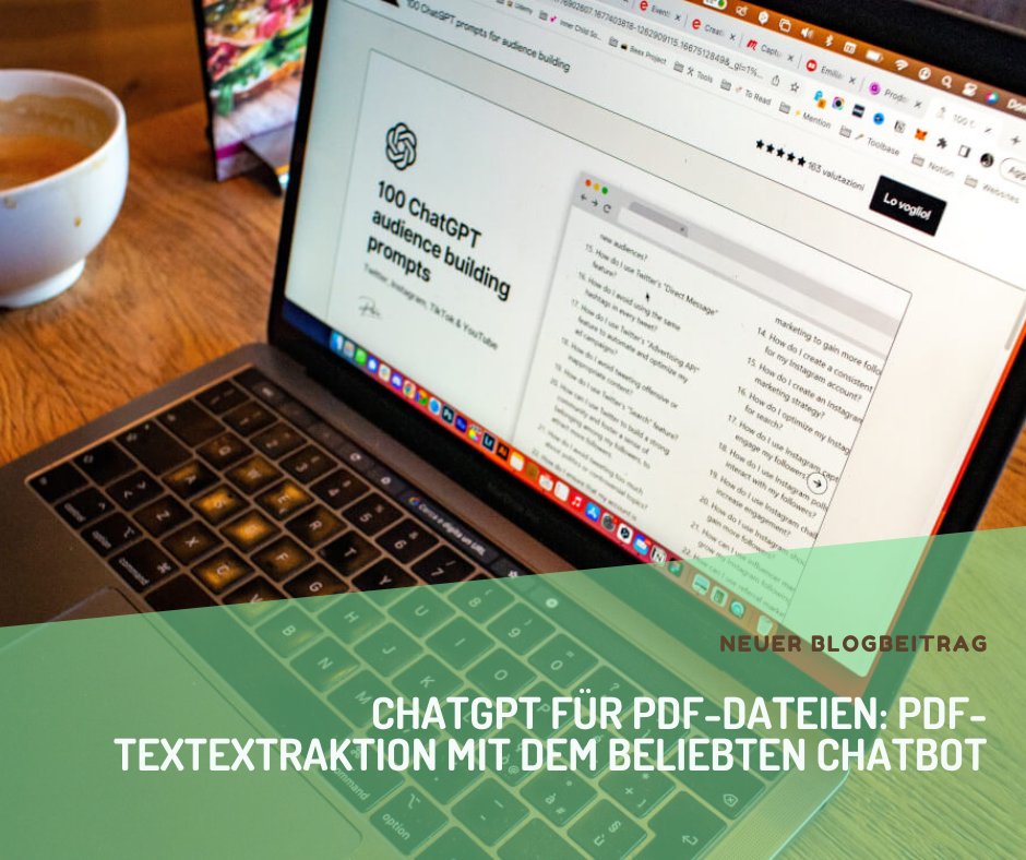 kiko_software's tweet image. #ChatGPT ist ein wahrer Alleskönner! 🤩 

Der sprach- &amp;amp; textbasierte #Chatbot kann neben Aufgaben wie der Texterstellung auch als Textextraktionswerkzeug für PDF-Dateien genutzt werden. Die möglichen Aufgabengebiete erfahrt ihr hier! 👉kurzelinks.de/7cvf 

#pdf #kikosoftware