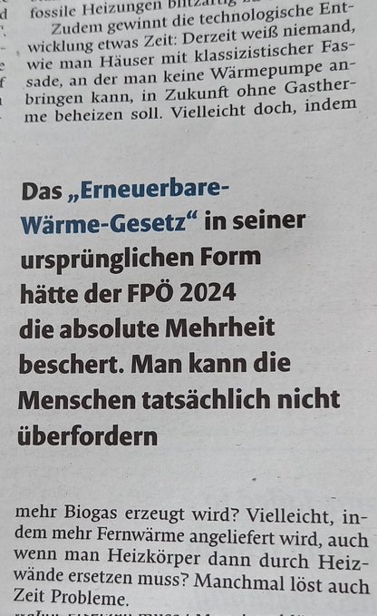 Wenn selbst ein Qualitätsmedium wie der Falter solche seltsamen Dinge über das Heizen verbreitet, wie wollen wir die Energiewende dann jemals schaffen? Weil diese Zeilen jetzt häufig geteilt werden, kann ich mir ein paar Bemerkungen dazu nicht verkneifen. (Thread)