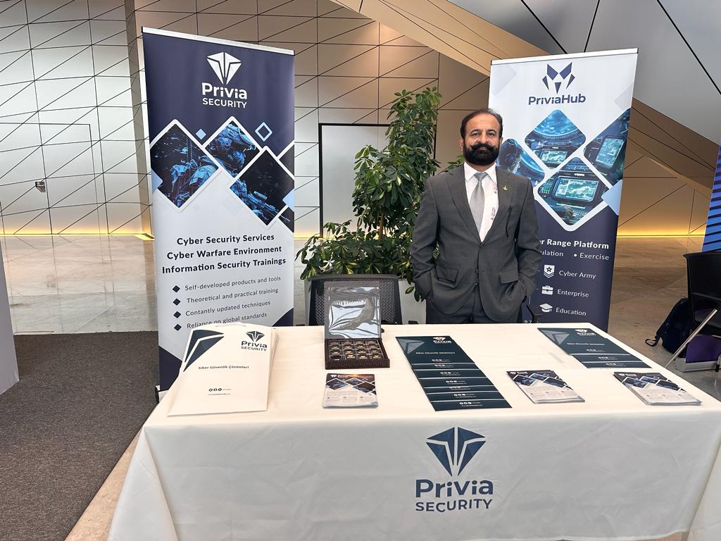 PriviaHub, özel şirketlerde, kamu kurum ve kuruluşlarında çalışan veya siber güvenlikle ilgilenen herkesin bilgi seviyelerini artırmak ve pratik uygulamalar yapabilmelerine olanak tanıyan çevrimiçi bir Siber Güvenlik Eğitim, Simülasyon ve Tatbikat platformudur. #CIDC2023