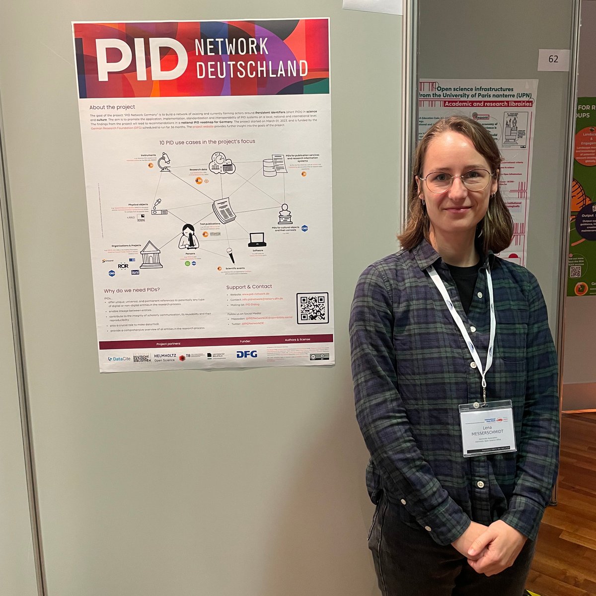 We got some great input for our project work talking about #PIDs while presenting our poster at #IDW2023 in Salzburg!

You can find the English version on Zenodo: doi.org/10.5281/zenodo…
(lm)

#InternationalDataWeek2023 #RDAPlenary #PersistentIdentifier #OpenScience