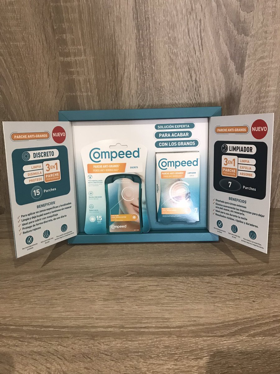 sandrayomisma34's tweet photo. Seleccionada por sampleo , con compeed 👏🏼👏🏼👏🏼 para acabar con los granos ,acné y puntos negros. https://t.co/6GzfGEZRCS