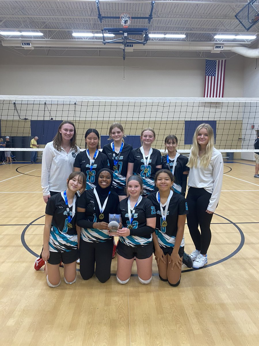 OakhillPanthers's tweet photo. 2023 PLKC 7th grade Volleyball Champions! Let’s gooooooo!!!! 🏐🥇#odschamps #odspantherproud https://t.co/AUuaMJcbJ8