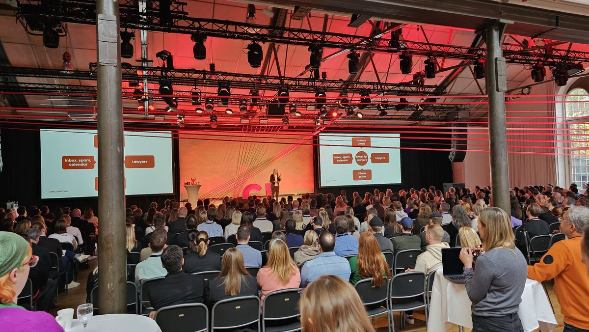 hellemans's tweet photo. .@aprildunford on positioning at #cjam https://t.co/KuGb2wmdsz