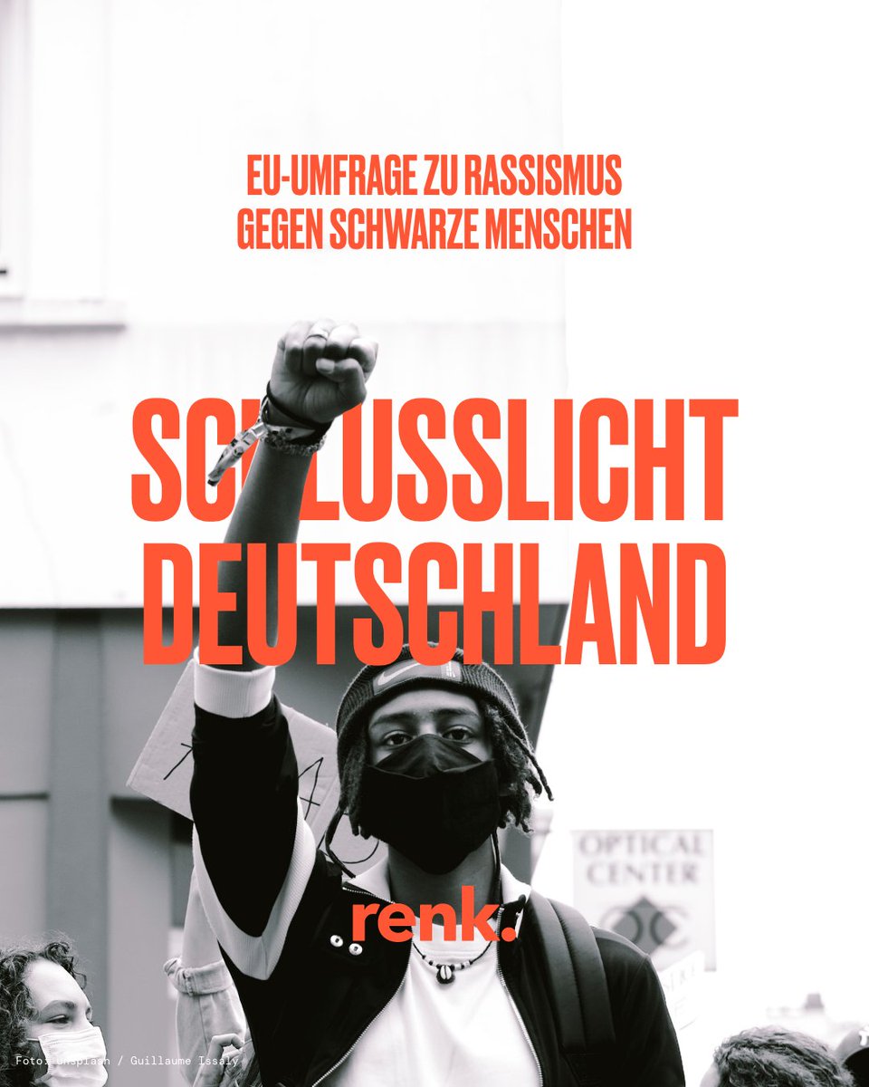 In einer EU-Rassismus-Umfrage rangiert Deutschland ganz unten. 76% der Befragten Schwarzen Personen fühlten sich in den letzten 5 Jahren diskriminiert. Die Übergriffe und Diskriminierung nehmen zu - von der Jobsuche bis zum Schulalltag. ‌ #antirassismus tinyurl.com/ytplm9z5