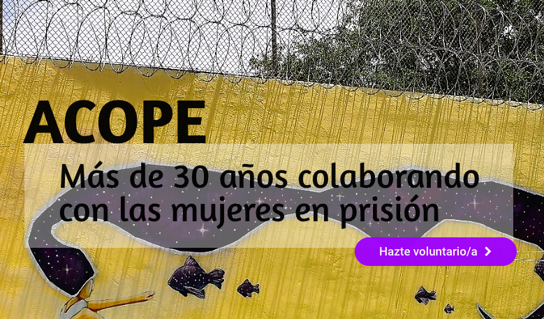 ⭐ Oferta destacada ⭐ Desde <a href="/acope_/">Acope</a> buscan personas con inquietud social y empatía para su voluntariado con mujeres presas en Madrid

Una oportunidad para establecer un vínculo único desde el ámbito de la sensibilización
 
Conoce todos los detalles 👉bit.ly/4777SWC
